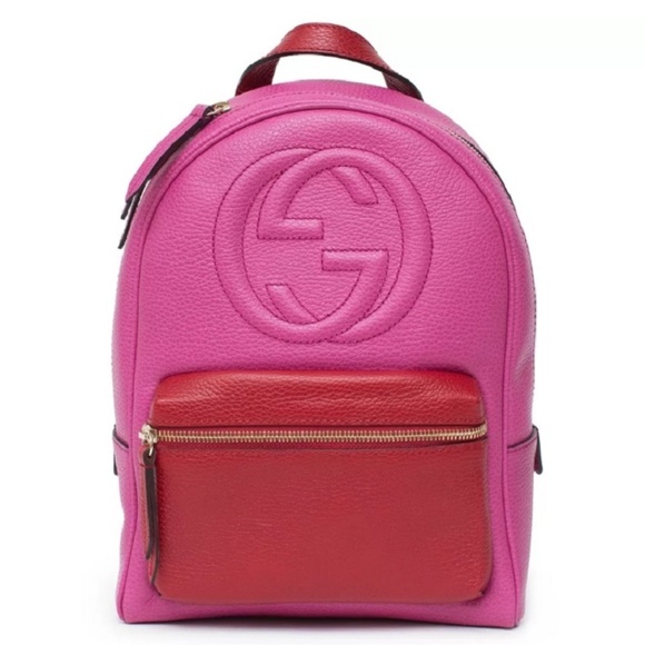 Gucci Handbags - Gucci Soho Leather Gold Chain Backpack, #431570